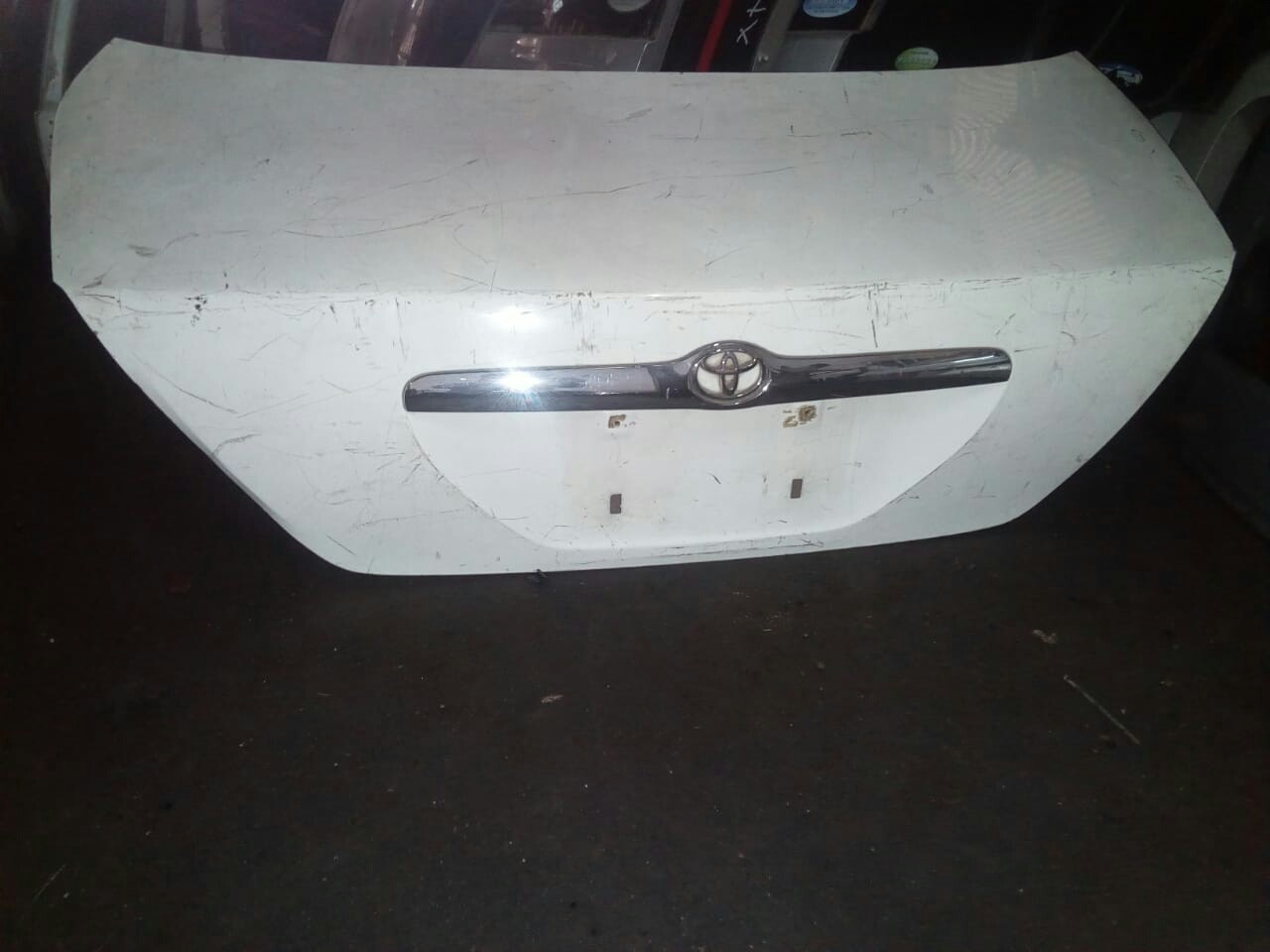 Toyota corolla boot!